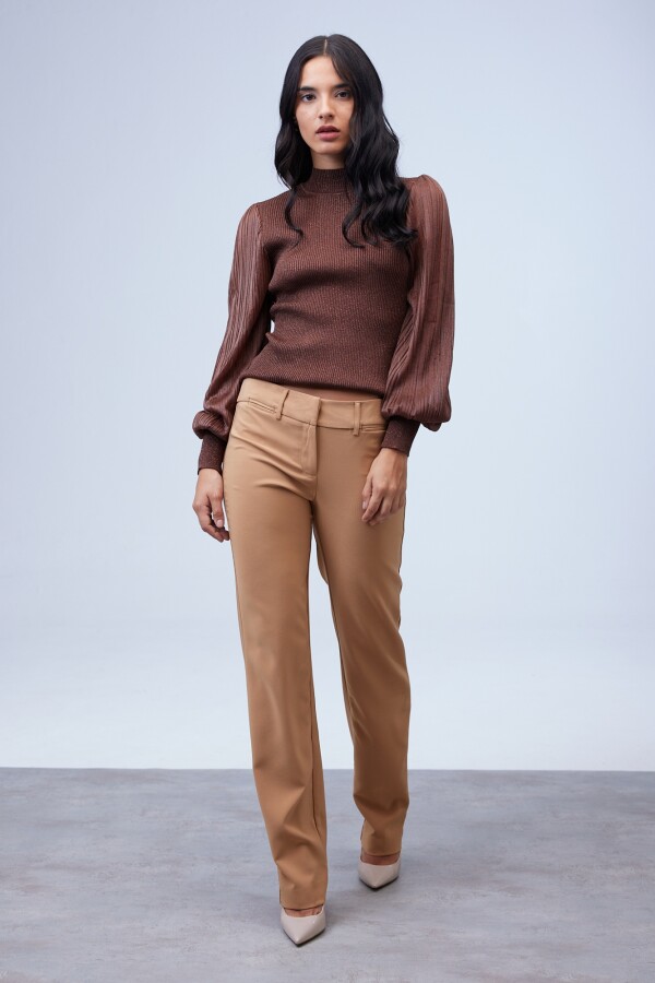 Pantalon De Vestir TOSTADO