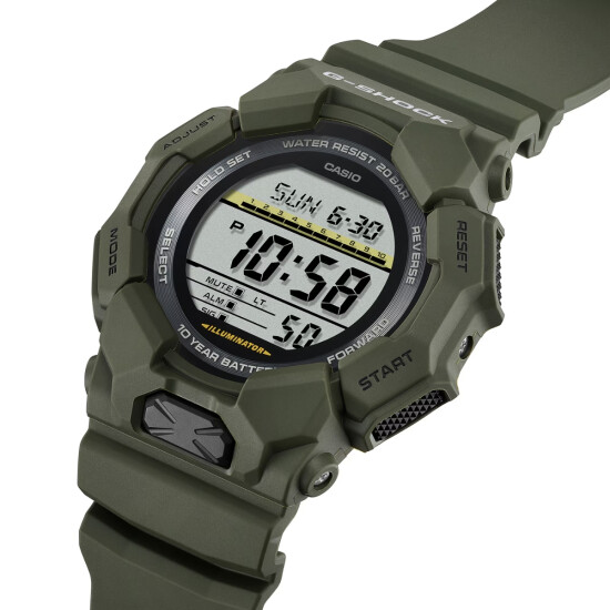Reloj CASIO G-SHOCK GD010-3DR en Resina Verde Esfera 52mm 0