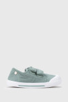 Zapatilla dos velcros canvas v nuevo matcha Verde