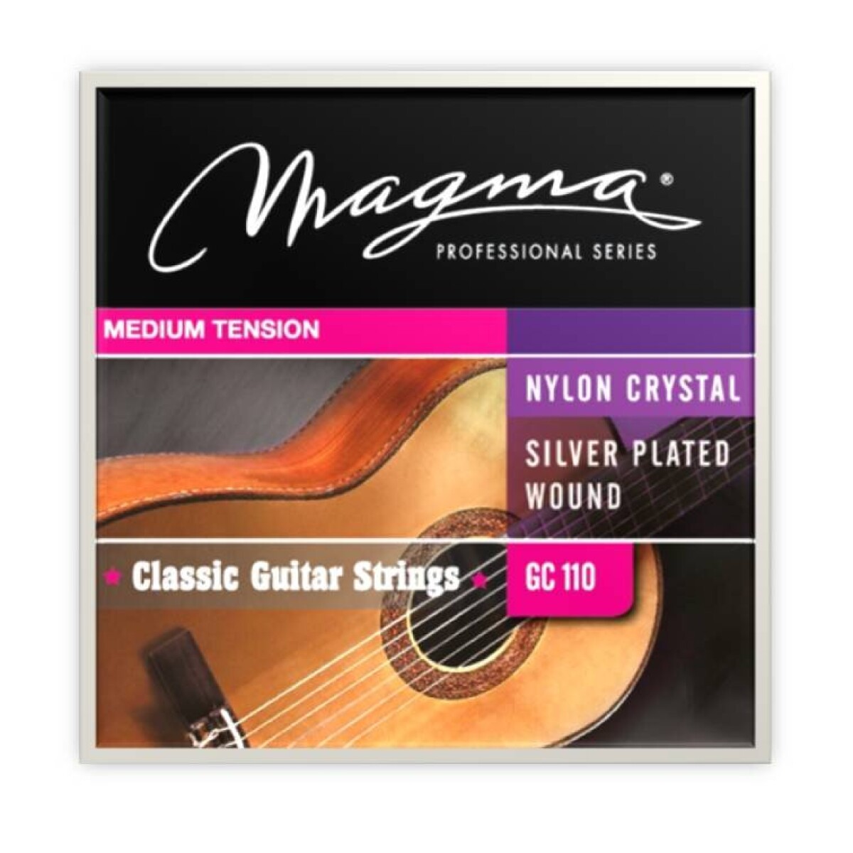 Encordado Guitarra Clásica Magma Tensión Media Plated GC110 