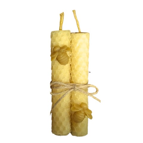 Velas de miel por 2 cortas Guillermo Gonzales Velas Miel Abejita Chicas X2