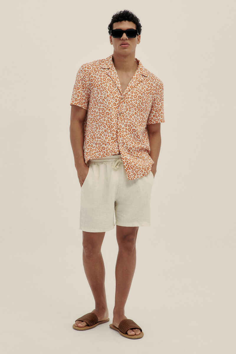 CAMP-COLLAR SHIRT Sand