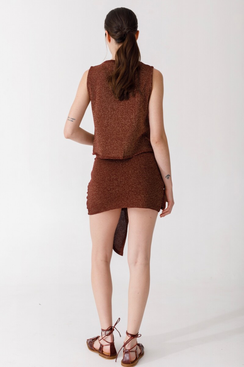 FALDA LAZO KNIT Uva