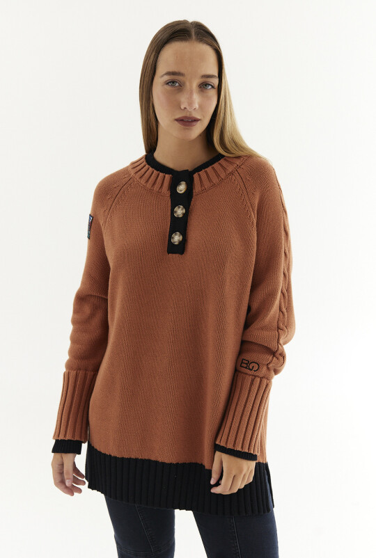 Sweater Nude Camel