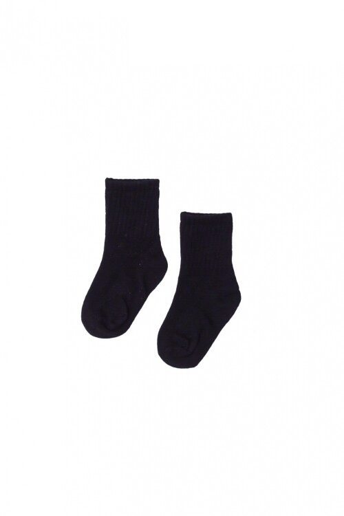 Medias Kids Pack X2 Rib Negro