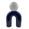 ROY Lámpara De Mesa Portátil Alto: 29cm - Azul