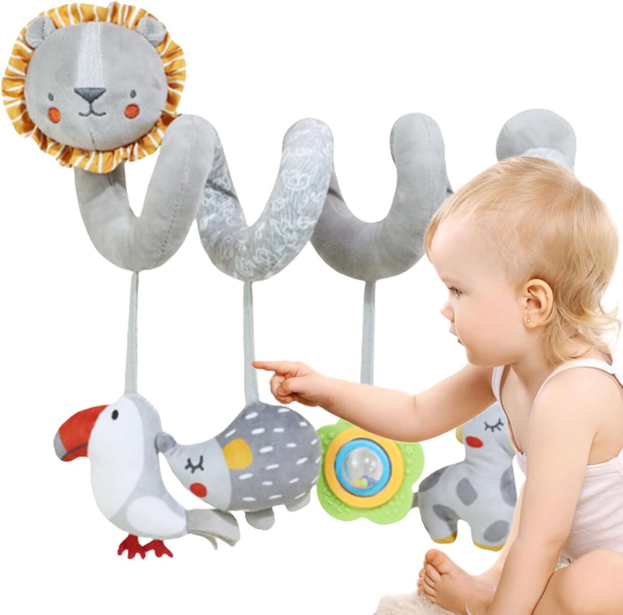 Barra espiral animales grey 