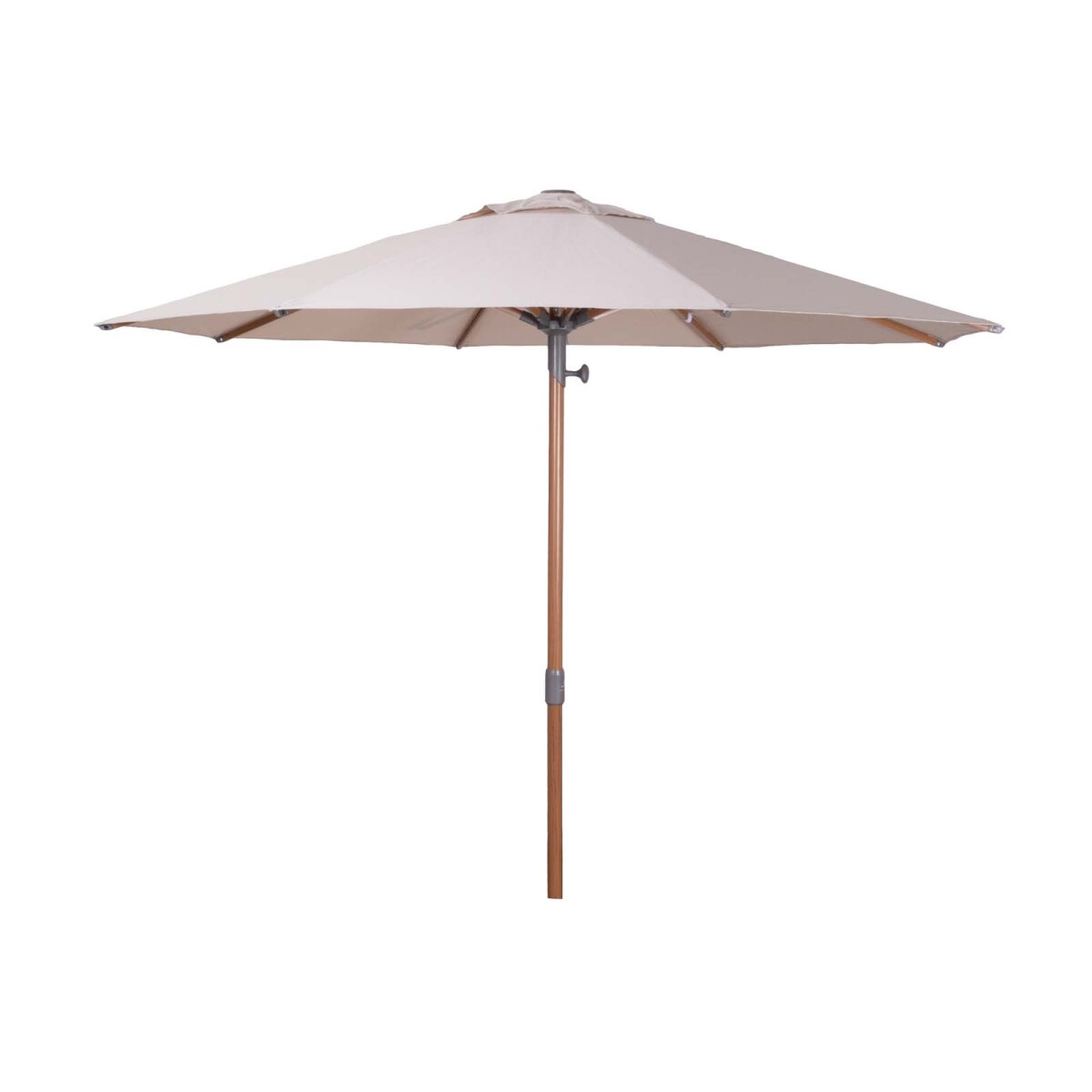 SOMBRILLA ALUMINIO 2.75M - ALUMINIO NATURAL-BEIGE LINWOOD 