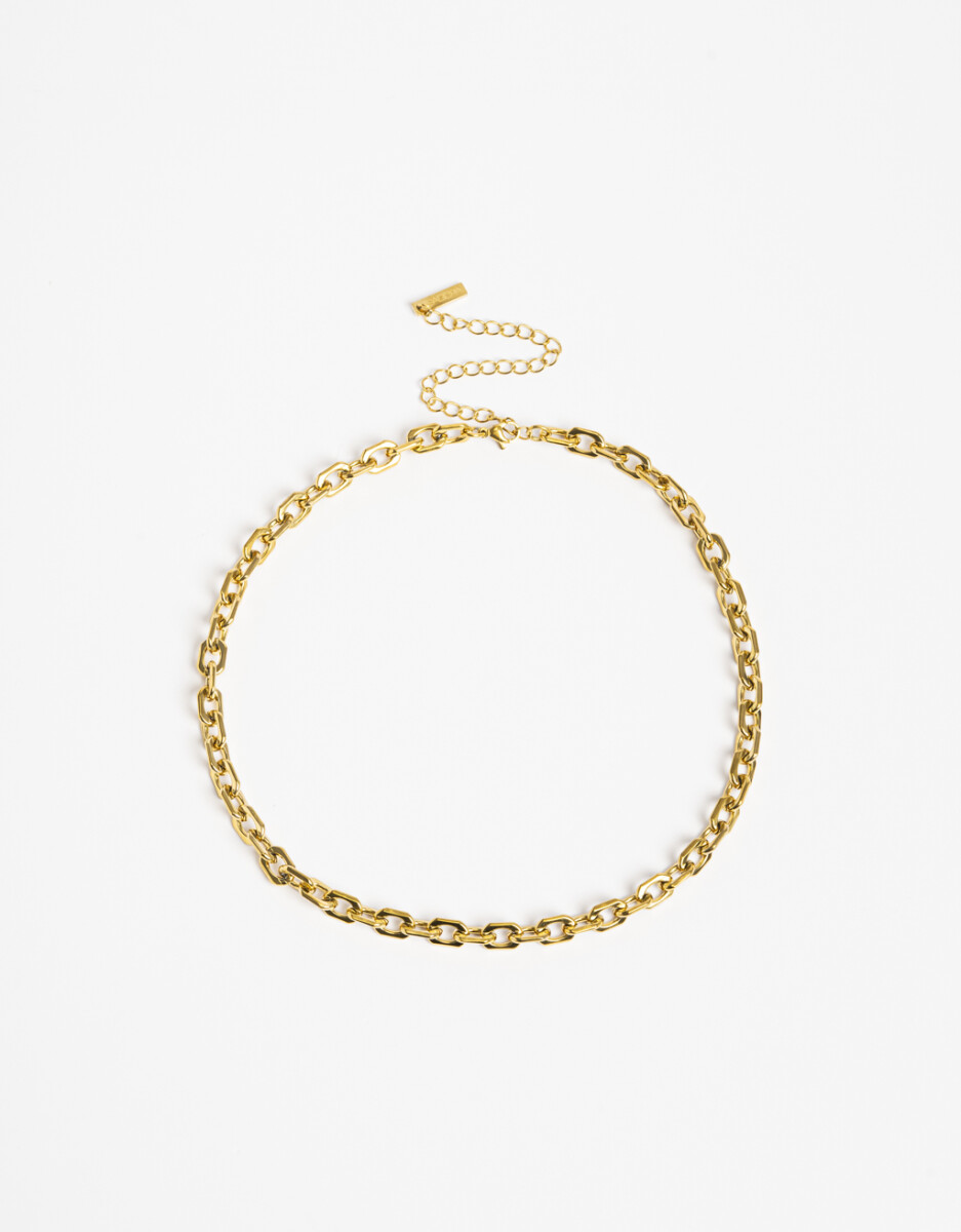 Collar De Cadena Eslabones Acero 