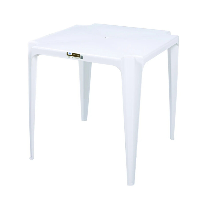 Mesa cuadrada 70 x 70 cm Bela Vista Blanca