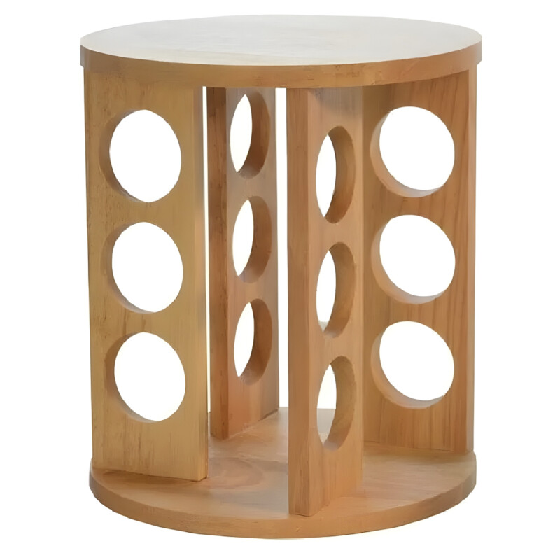 Set de 12 piezas de especieros con soporte de madera Set de 12 piezas de especieros con soporte de madera