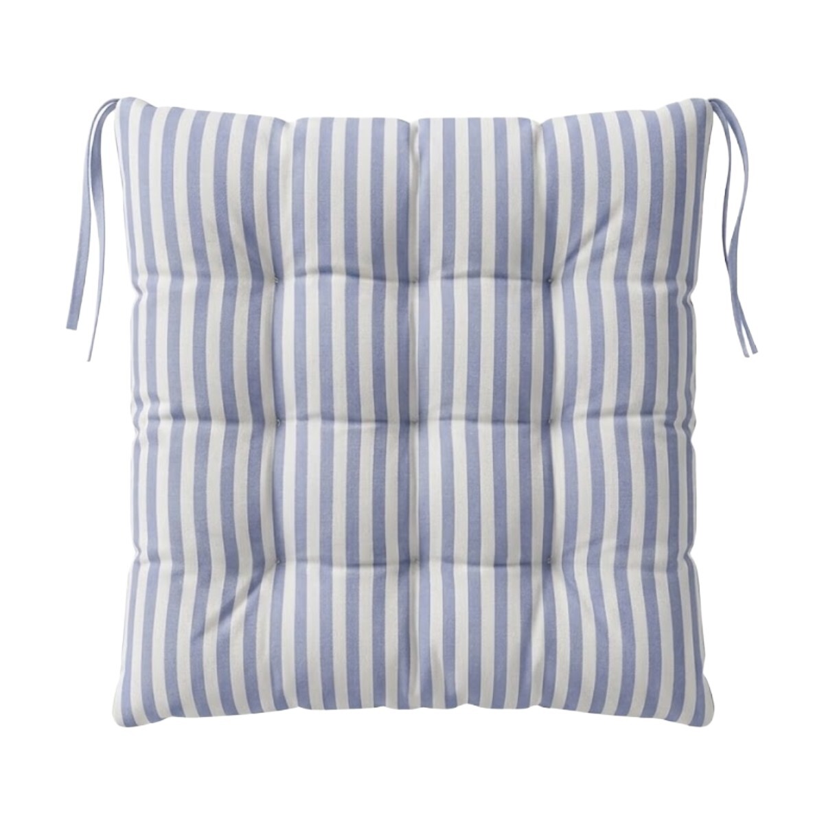 COJIN CUAD CUADRILLE AZUL P/SILLA 40X40CM 
