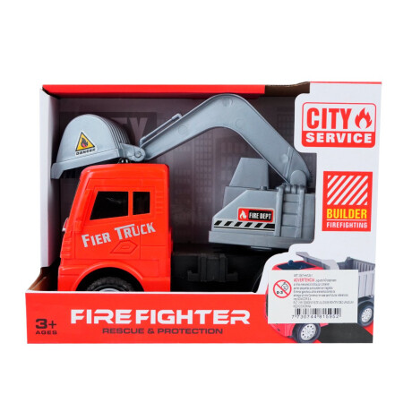 Camion de bomberos City Service a friccion Camion de bomberos City Service a friccion