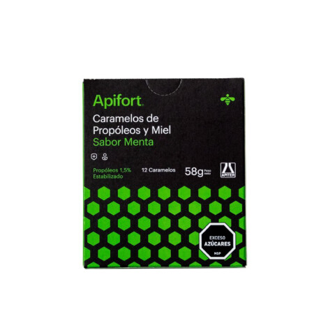 Apifort x12 caramelos Sabor menta