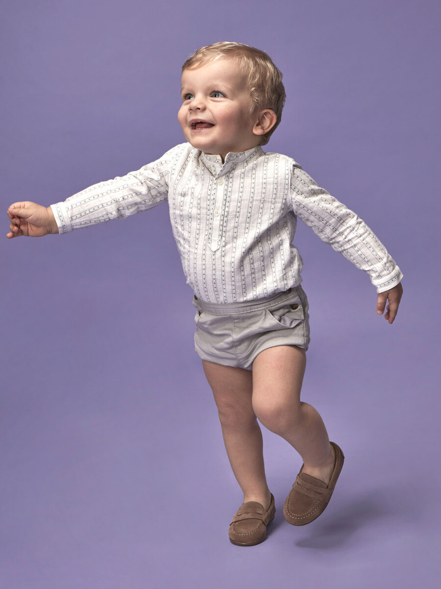 Camisa De Dobby Blanco
