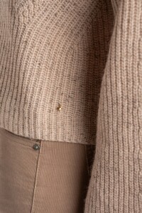 Polera Lana Beige Meñange