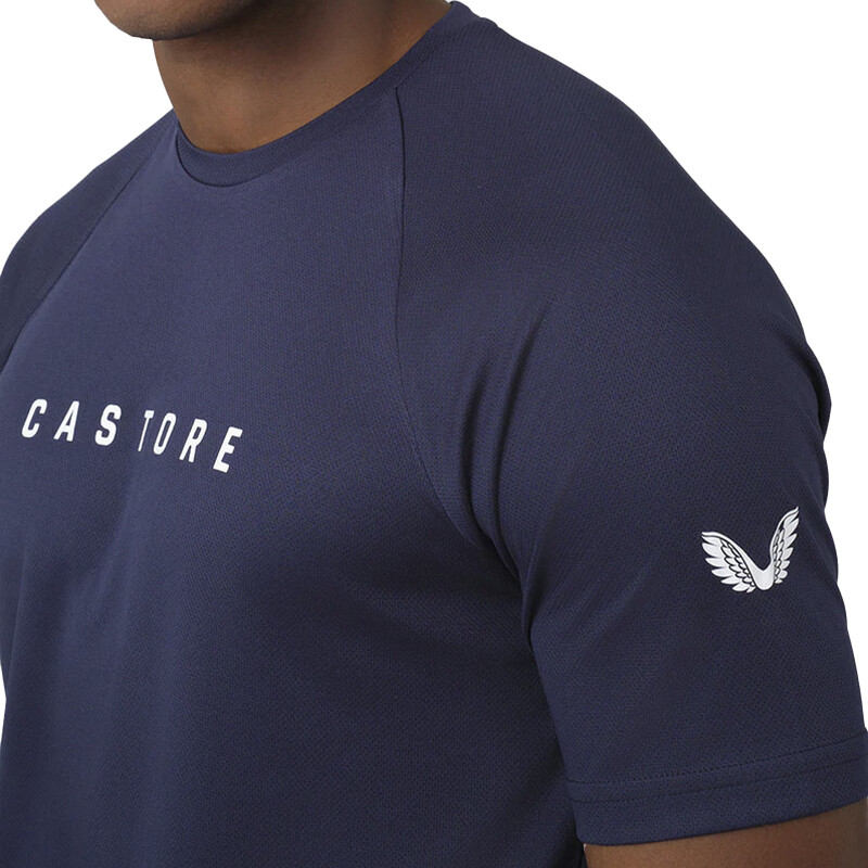 Remera Castore Sleeve Raglan Azul