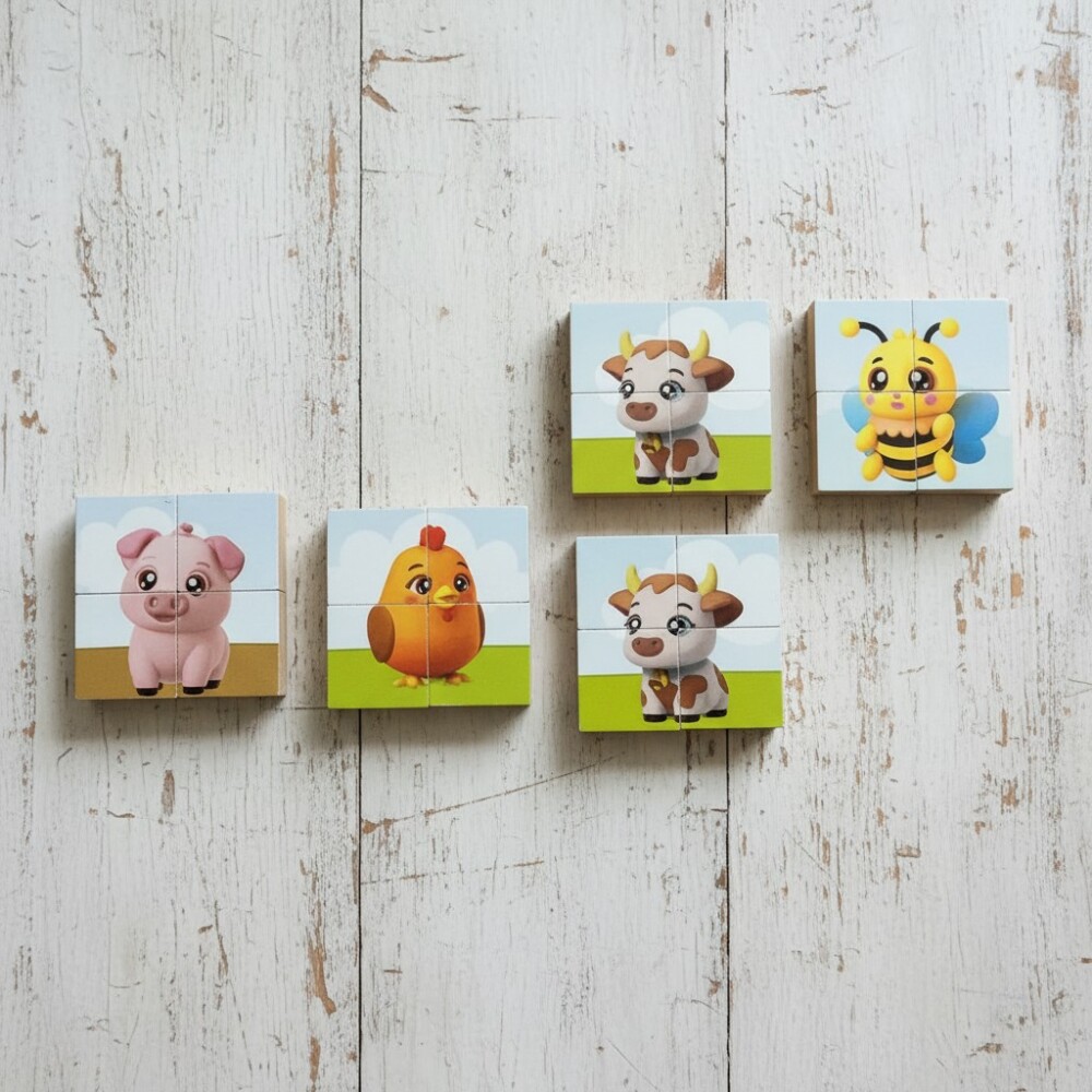 Mi primer puzzle madera P&F granja