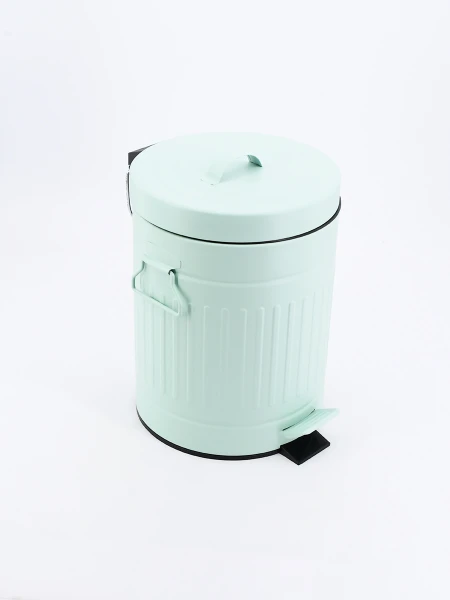 PAPELERA 5 LT CON PEDAL VERDE