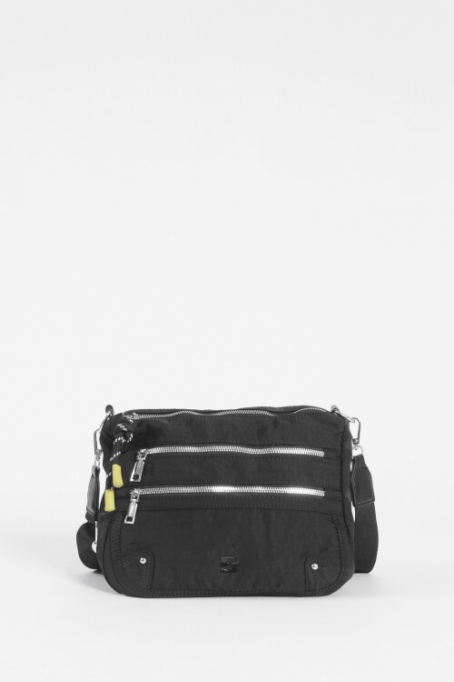 Bandolera cierres negro