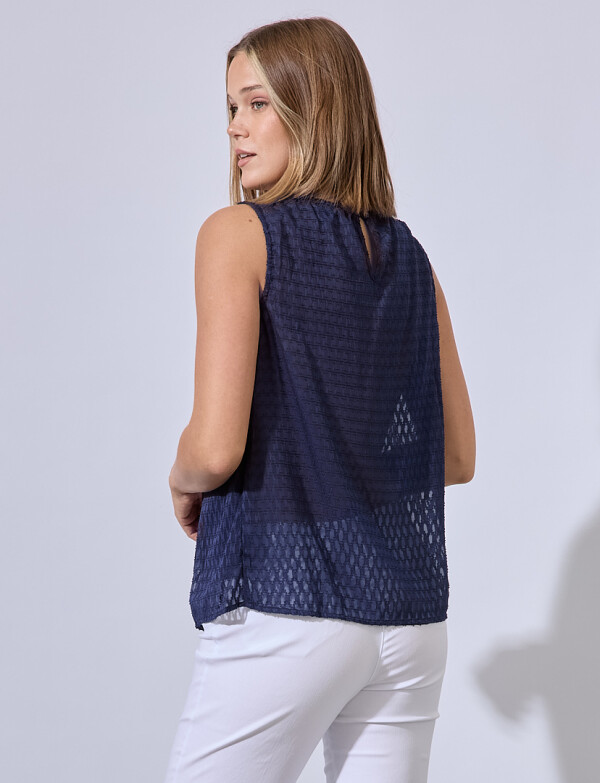 Blusa Gasa Labrada AZUL