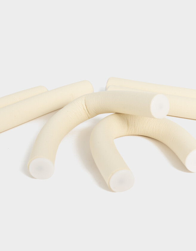 Accesorios Pelo Set Hair Care Set De Ruleros Para Pelo - Blanco Crema