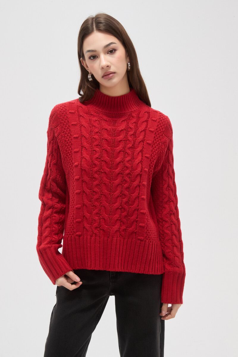 Polera Silveyra - Cereza 