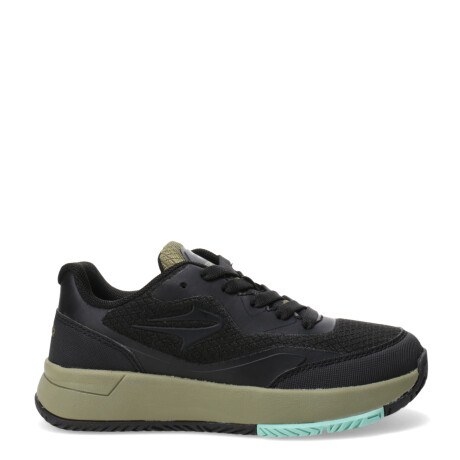 Championes Infantiles Topper Negro - Verde Oliva