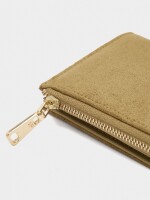 Cartera Básica Efecto Piel lima