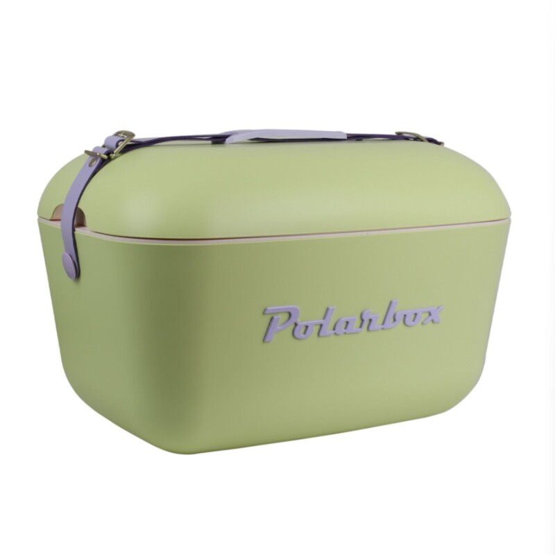 Conservadora Hielera Polarbox Vintage 20lt Con Asada Pop Lima Y Malva