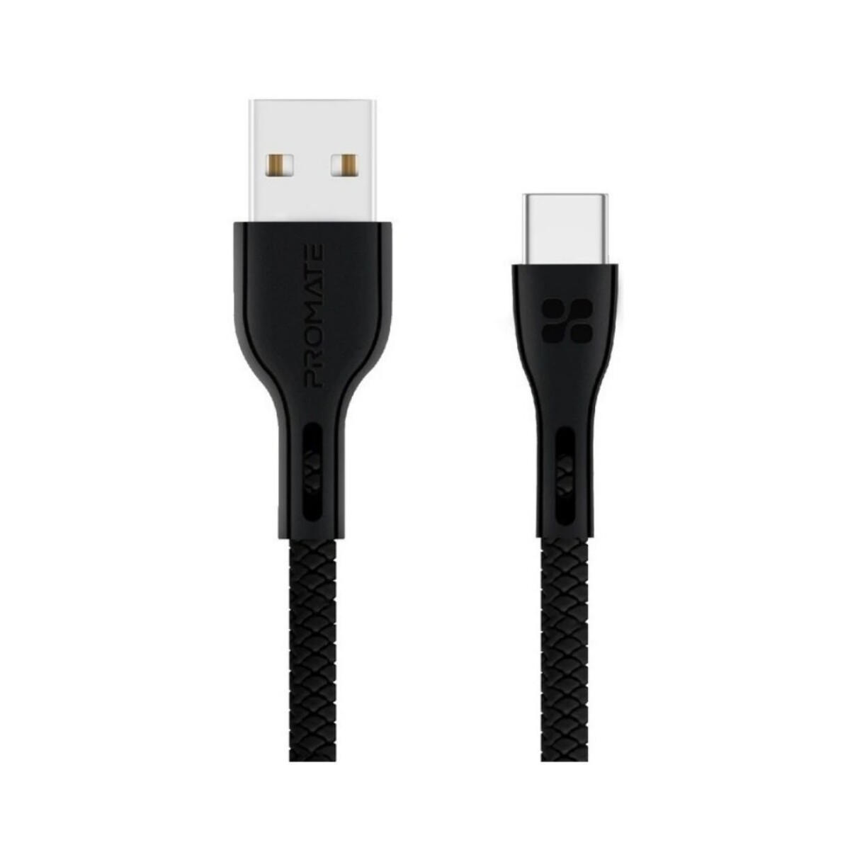 Cable De Datos Promate Powerbeam-C USB a USB-C Black 