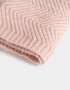 Cuellos Clasico Cuello Tejido - Rosa Viejo