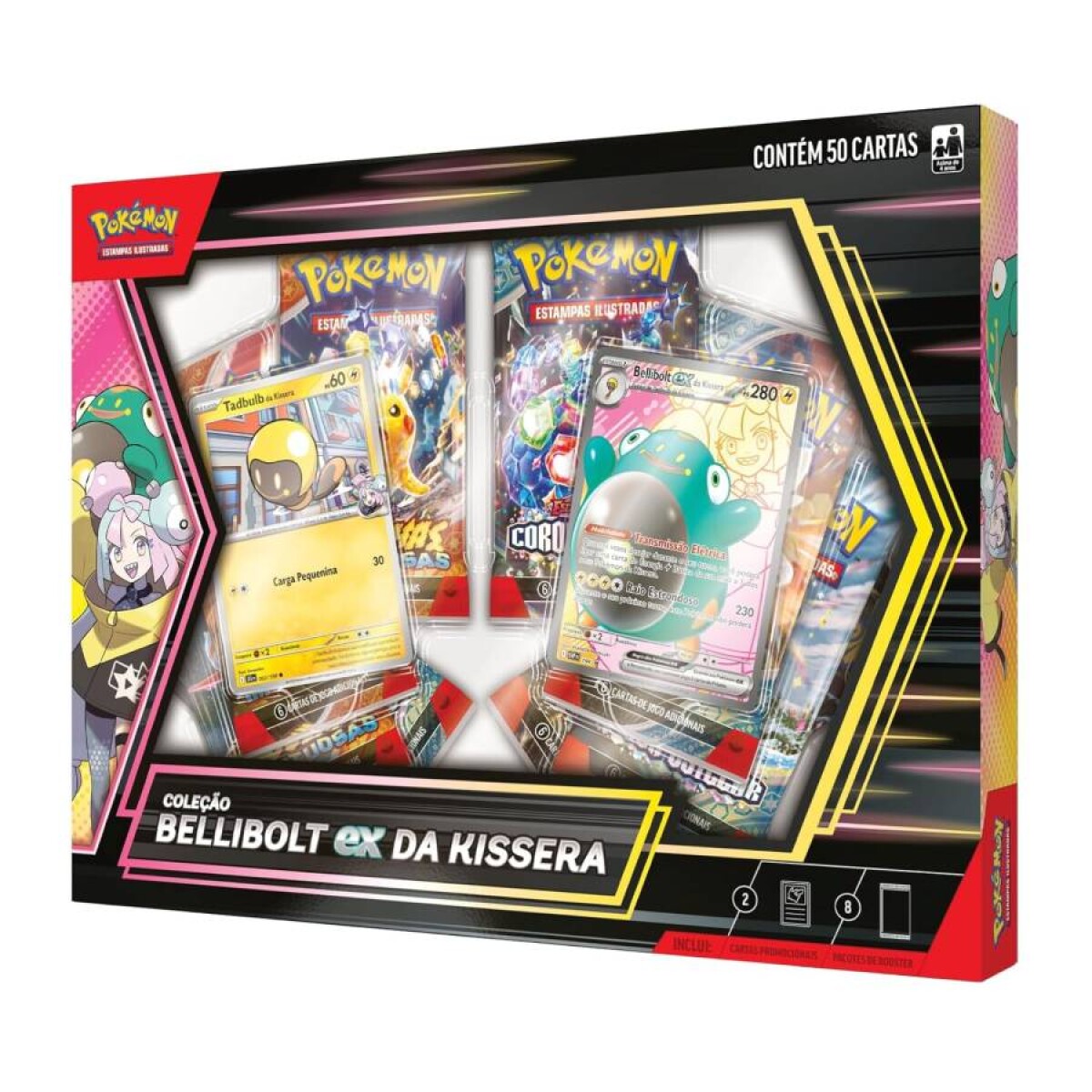 Pokémon Coleçao - Bellibolt EX Da Kissera 