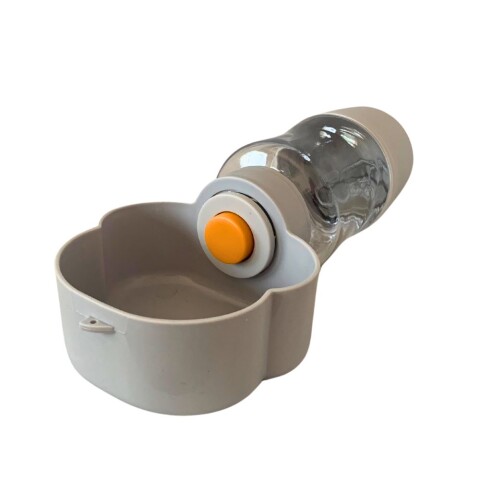 Comedero/Bebedero de Paseo 360 ml Gris Comedero/Bebedero de Paseo 360 ml Gris