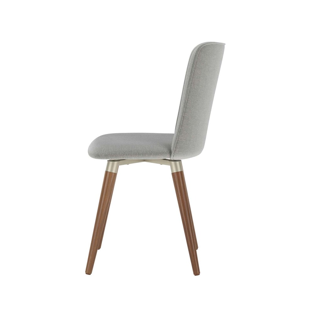 SILLA DE COMEDOR MADERA GRIS IVETE GIRATORIA