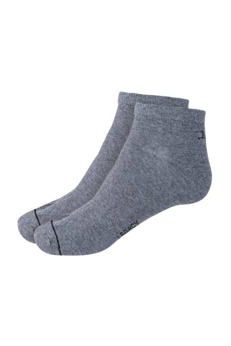 SOQUETE FINO - PACK X 3 - Gris 
