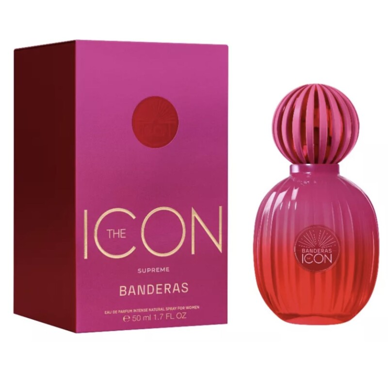 Perfume Antonio Banderas The Icon Woman Supreme EDP 50ml fragancia oriental floral sofisticada para mujeres Perfume Antonio Banderas The Icon Woman Supreme EDP 50ml fragancia oriental floral sofisticada para mujeres