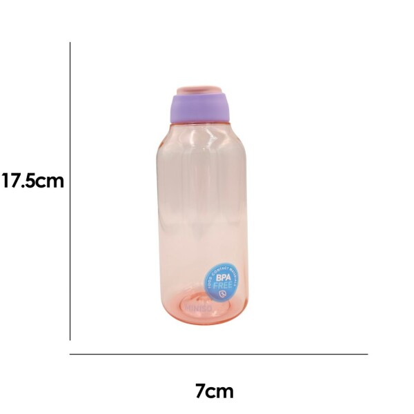 Botella DIY + stickers rosa