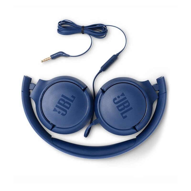 Auriculares JBL TUNE 500 Azul Con Microfono Auriculares JBL TUNE 500 Azul Con Microfono