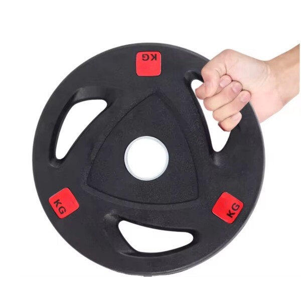 Disco 10 Kg Para Barra Olímpico Manijas 3 Agujeros Recubierto Disco 10 Kg Para Barra Olímpico Manijas 3 Agujeros Recubierto