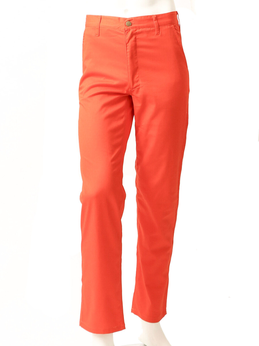 Pantalón gabardina de trabajo - Naranja 