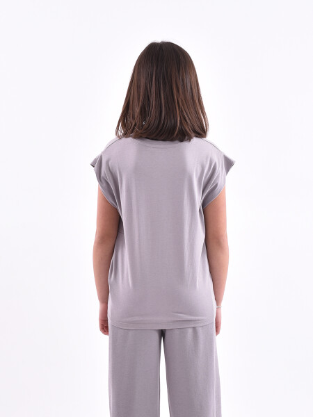REMERA NEREA GRIS OSCURO