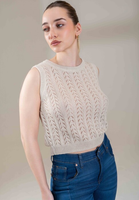 Musculosa Rubra Beige