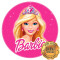 Lámina Barbie Rosa Red.