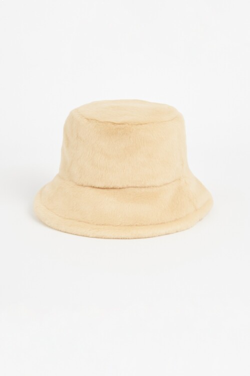 Gorro bucket soft beige