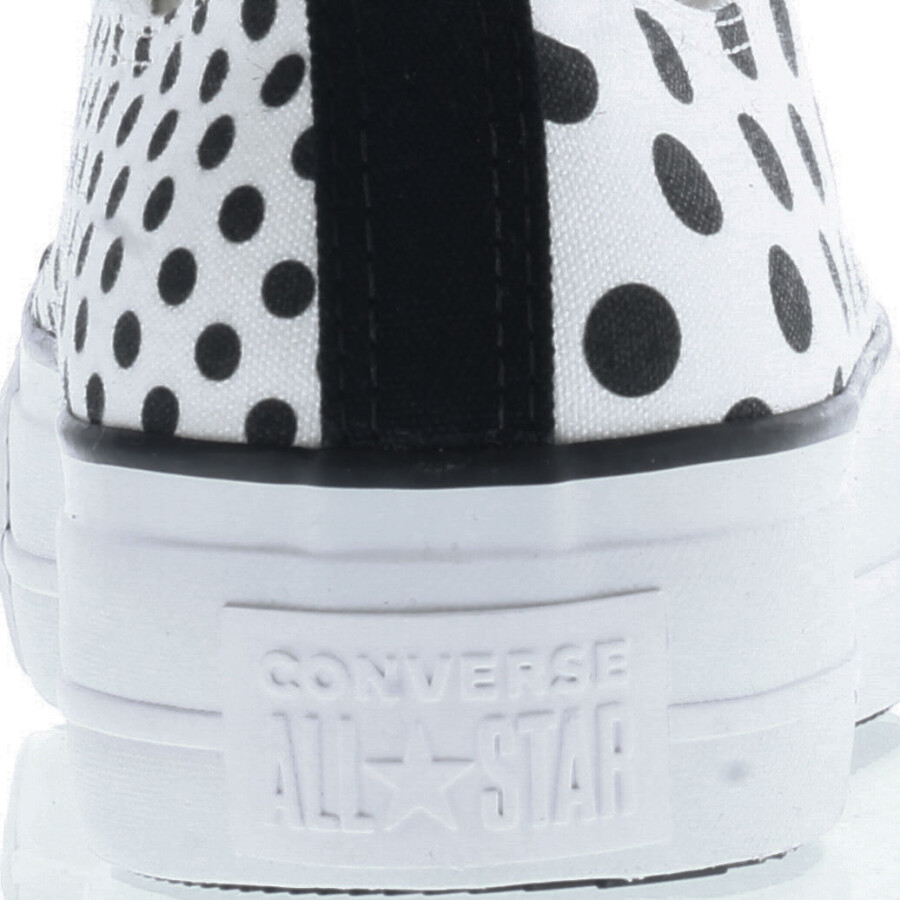 Championes Unisex Converse Chuck Taylor Lift Blanco - Negro