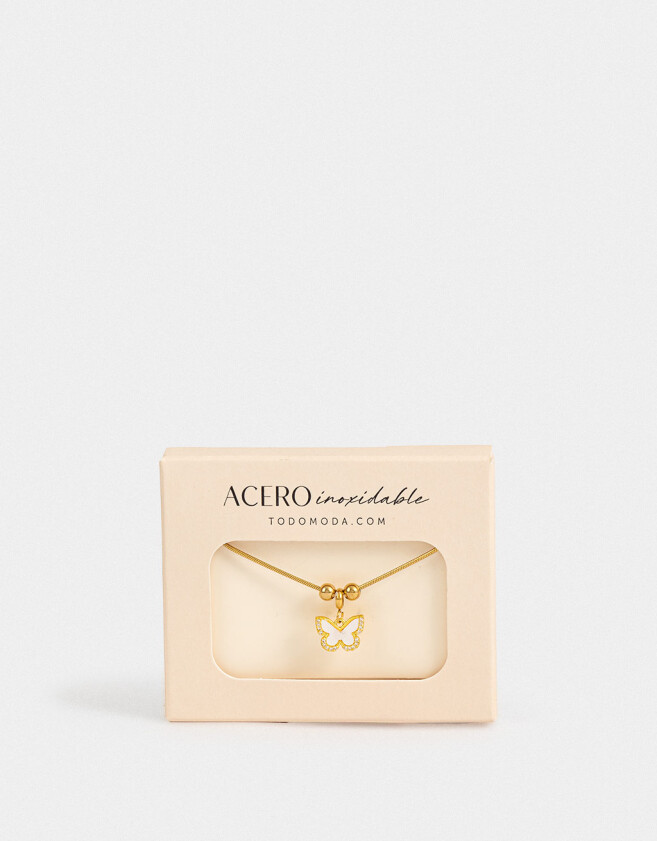 Pulseras Flexibles Acero quirúrgico Pulsera Flexible Acero Quirúrgico Con Dije - Dorado