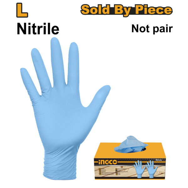 GUANTE DESCARTABLE NITRILO INGCO HGNG02-L CAJA X 100 GUANTE DESCARTABLE NITRILO INGCO HGNG02-L CAJA X 100