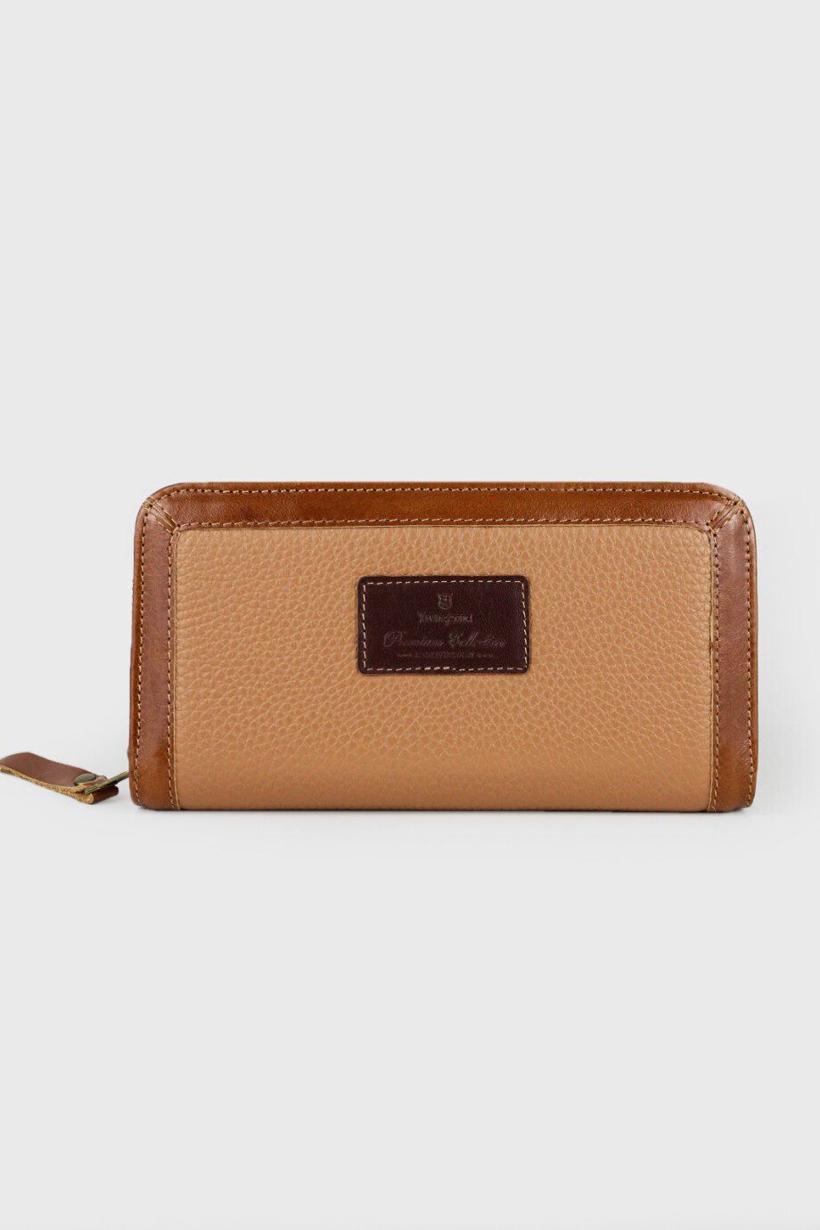Billetera Cala con marco Beige