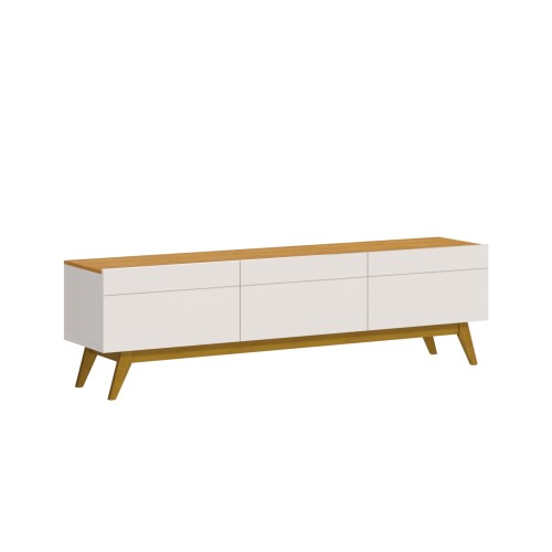 Rack para TV - Classic 1.8 Linea Manhattan - Blanco Rack para TV - Classic 1.8 Linea Manhattan - Blanco